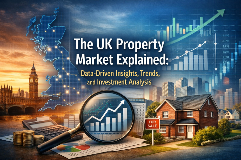 UK property market analysis showing data-driven insights, trends, and investment performance across regions